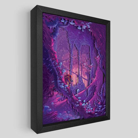 Brinstar Wilderness Shadowbox Art | Artovision