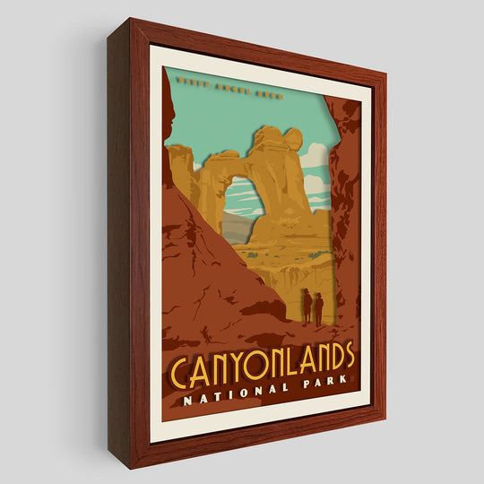 Canyonlands National Park Shadowbox Art
