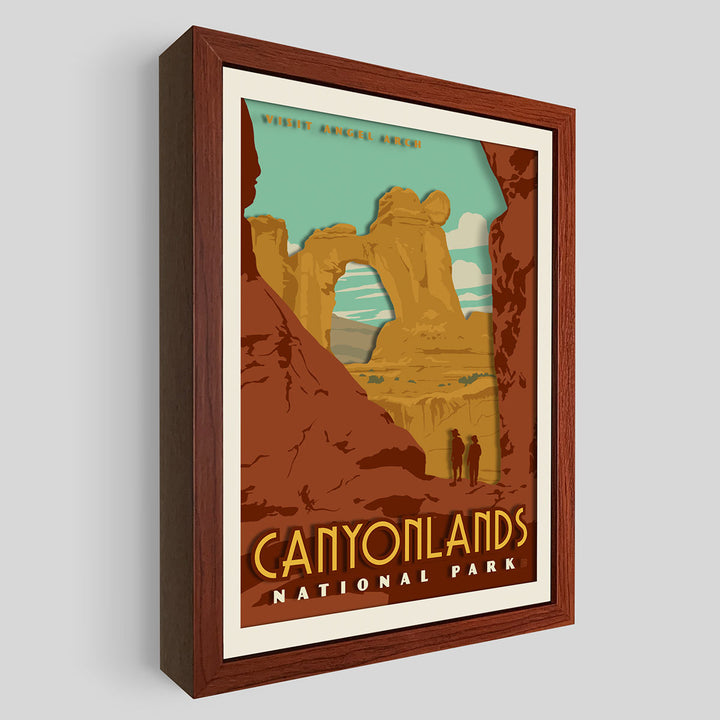 Canyonlands National Park Shadowbox Art