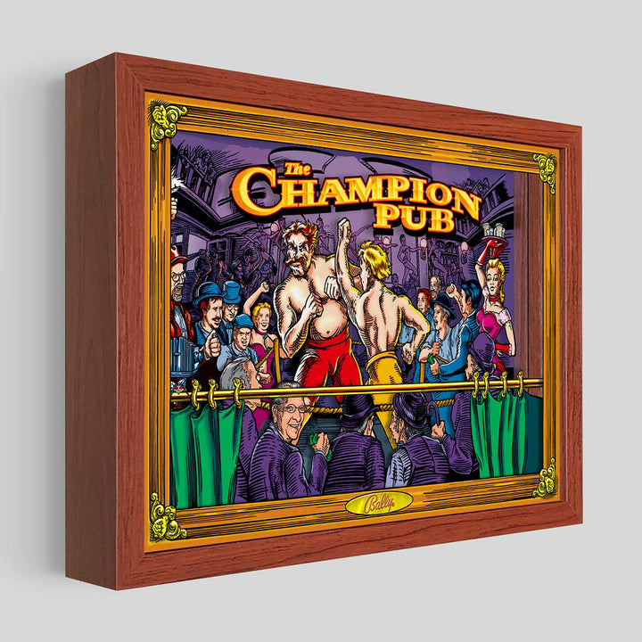 Champion Pub Shadowbox Art
