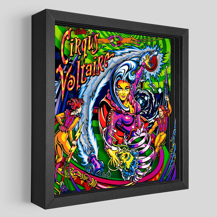 Cirqus Voltaire Shadowbox Art