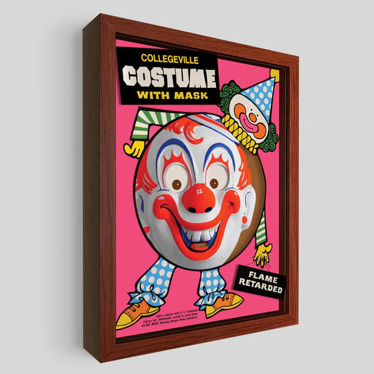 Clown Shadowbox Art