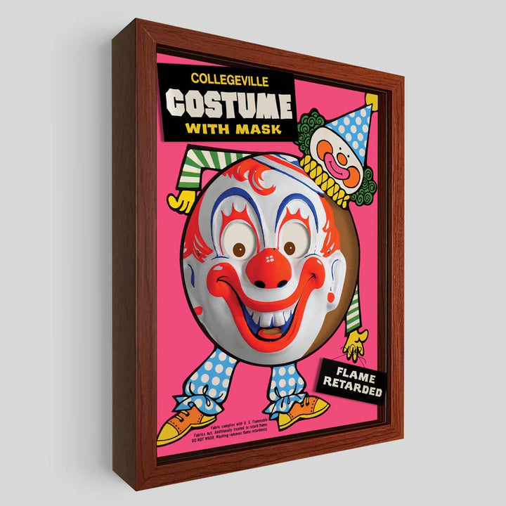 Clown Shadowbox Art