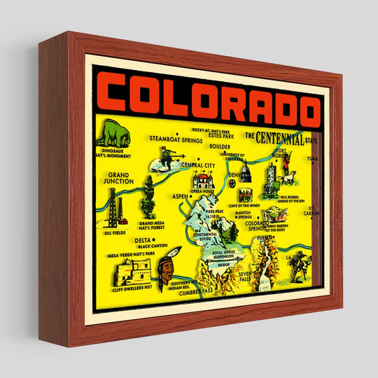 Colorado Shadowbox Art