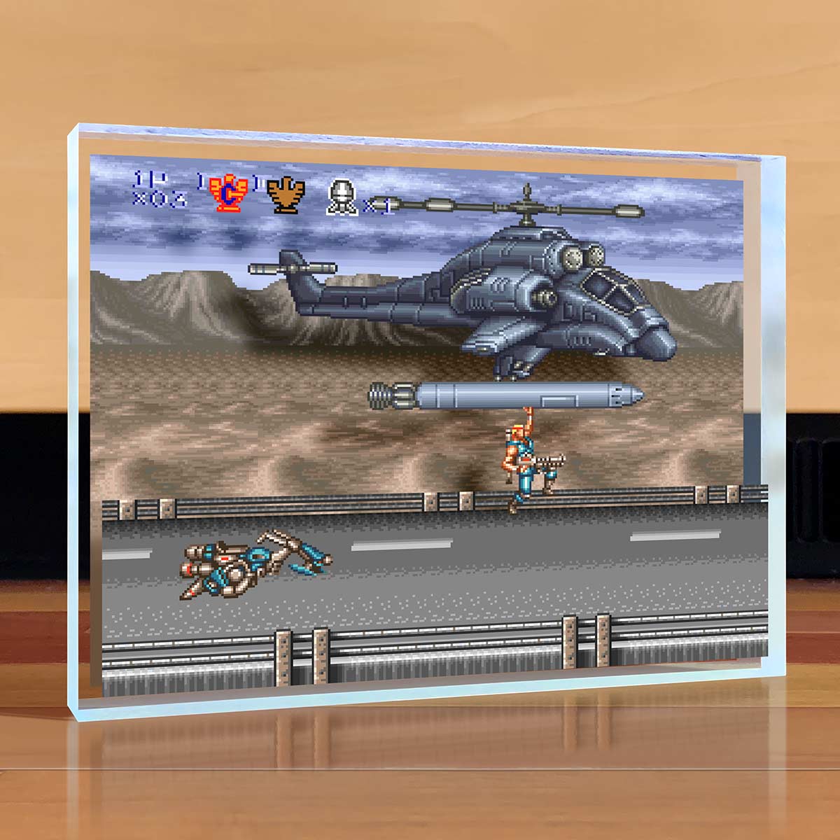 Contra III Missile Ride Desktop Art