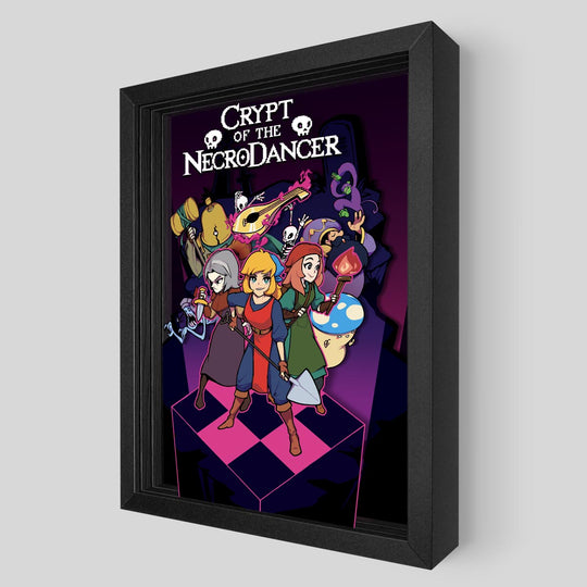 Crypt of the NecroDancer Shadowbox Art