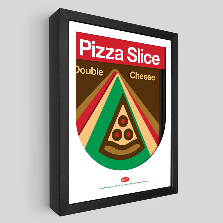 DDC Pizza Slice Shadowbox Art