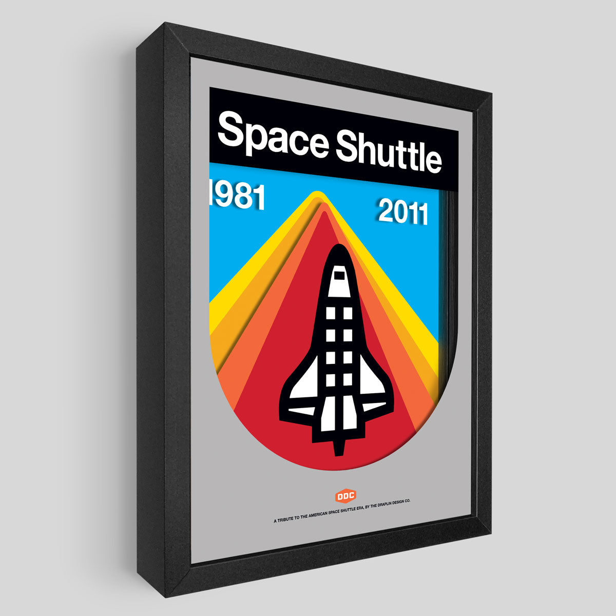 DDC Space Shuttle Shadowbox Art