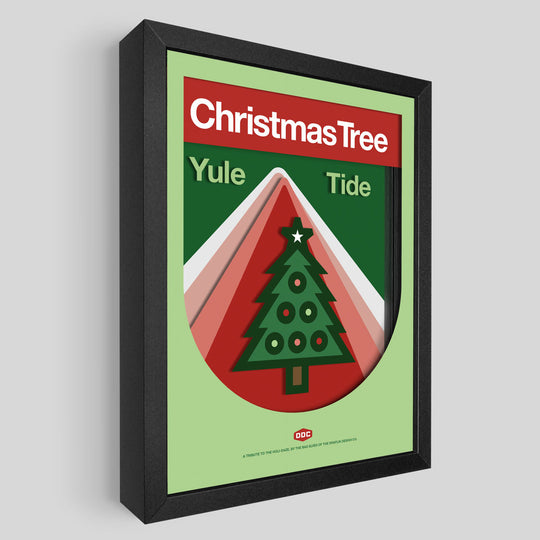 DDC Christmas Tree Shadowbox Art