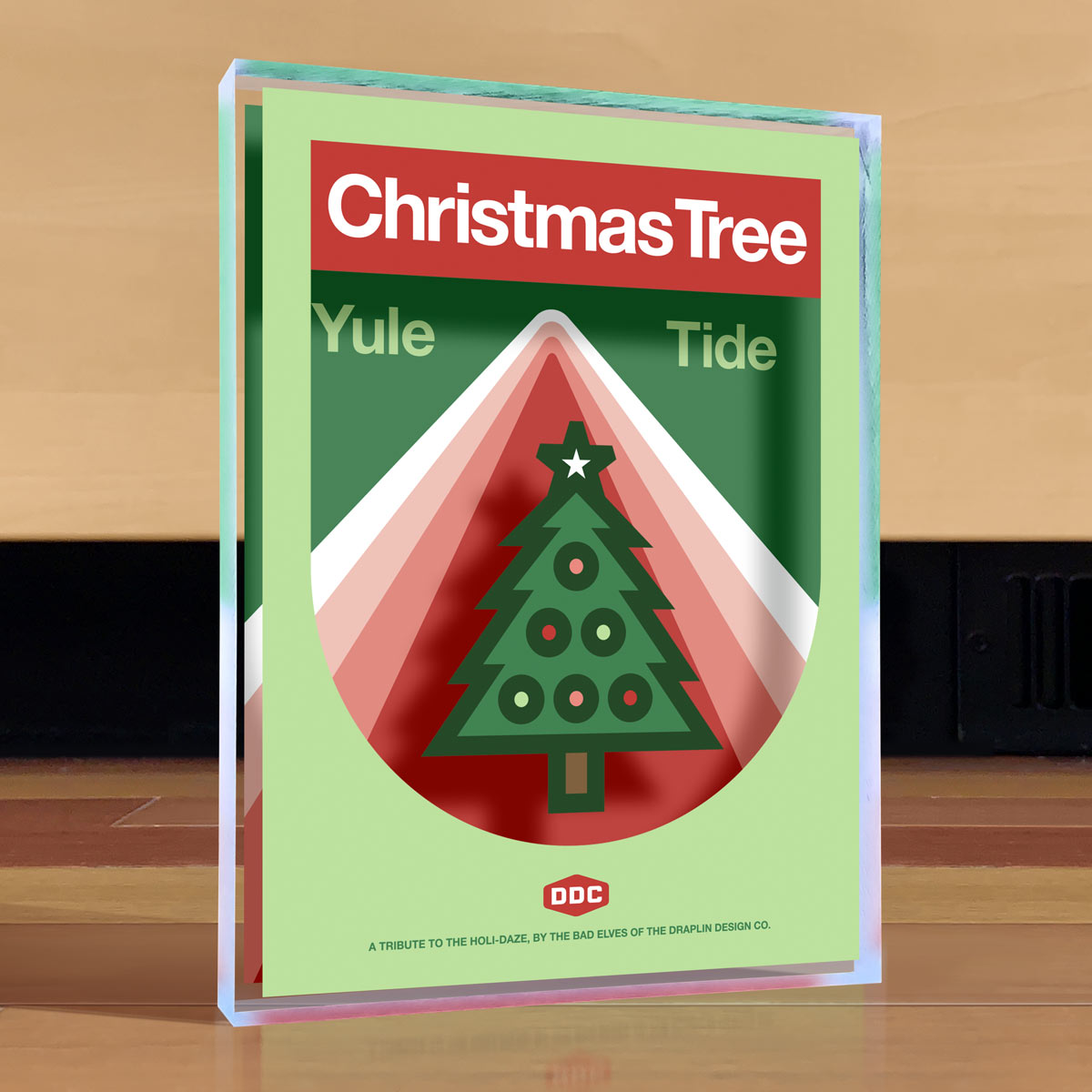 DDC Christmas Tree Desktop Art