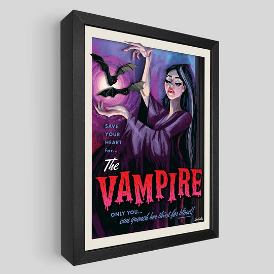 Vampire Shadowbox Art