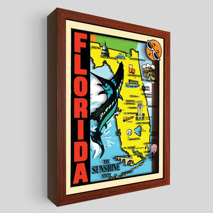 Florida Shadowbox Art