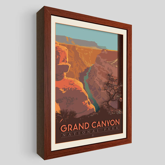 Grand Canyon National Park Shadowbox Art
