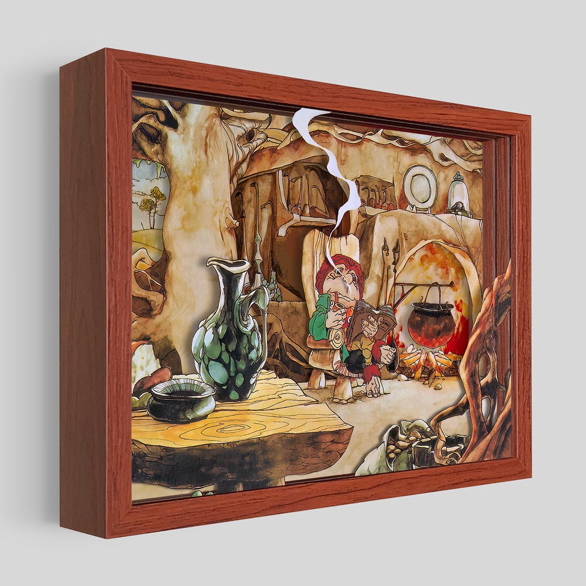 The Hobbit Shadowbox Art