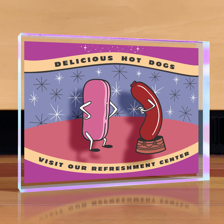 Drive-In Movie Dog Desktop Art