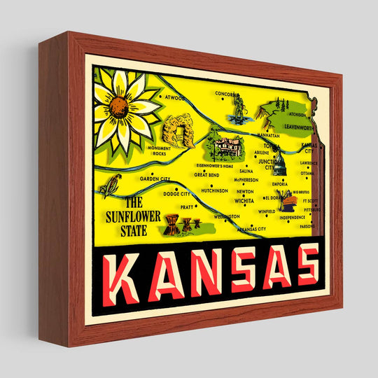 Kansas Shadowbox Art