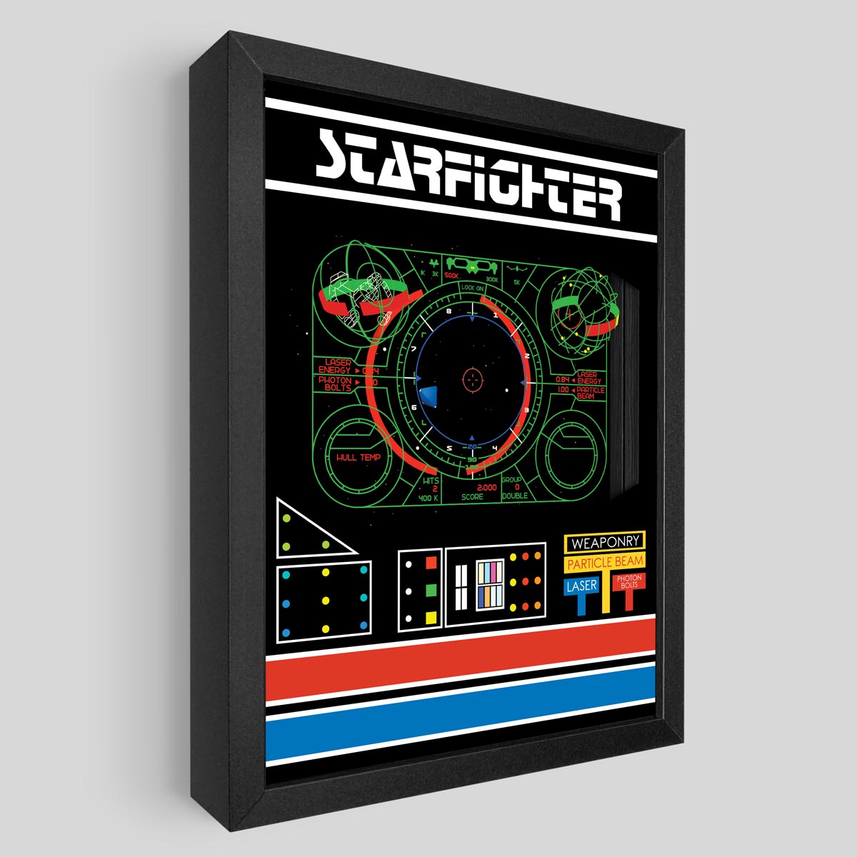 Last Starfighter Shadowbox Art