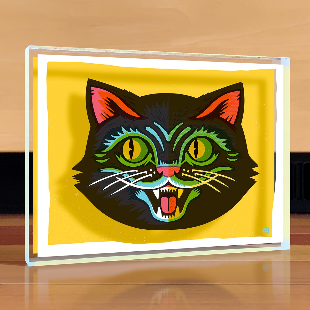 Black Cat Desktop Art