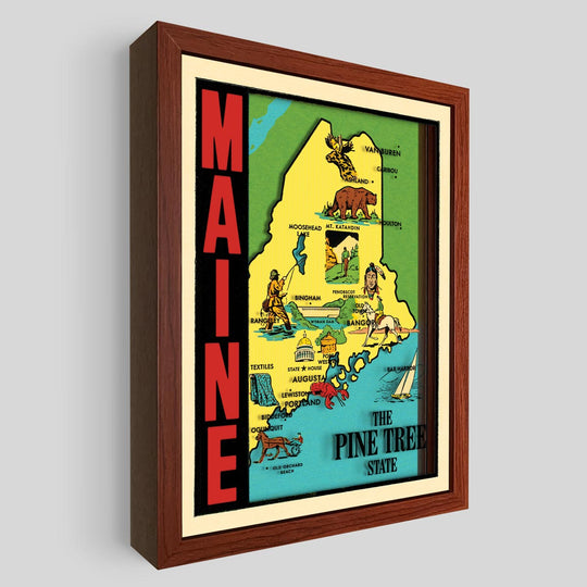 Maine Shadowbox Art