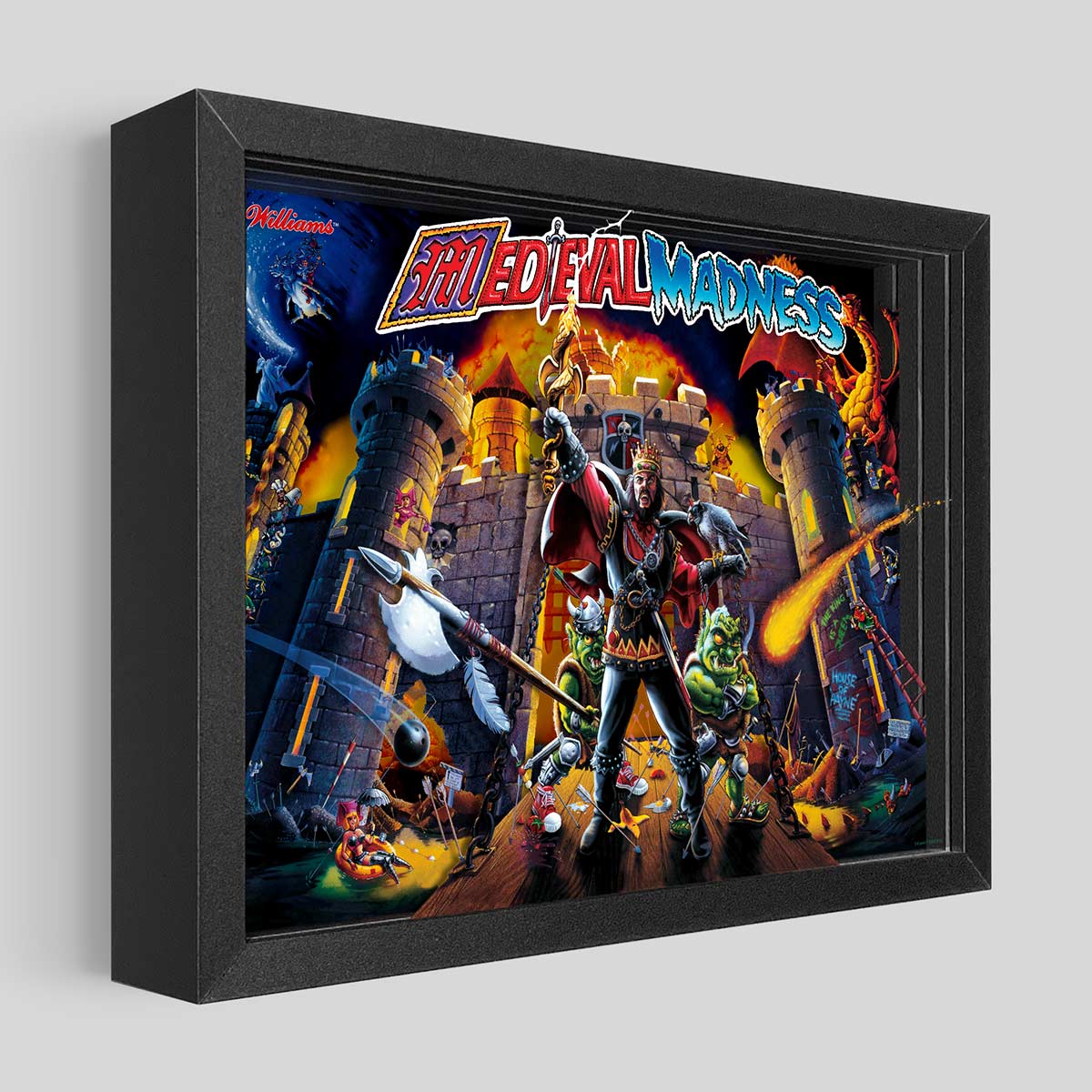 Medieval Madness Shadowbox Art