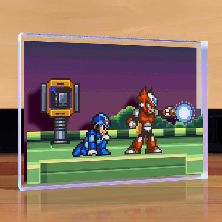 Mega Man Meets Zero Desktop Art