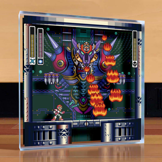 Mega Man X vs Sigma Desktop Art