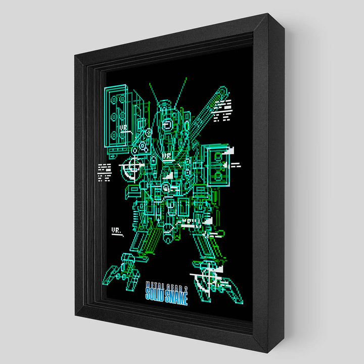 Metal Gear D Shadowbox Art