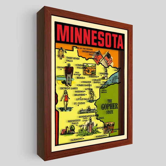 Minnesota Shadowbox Art