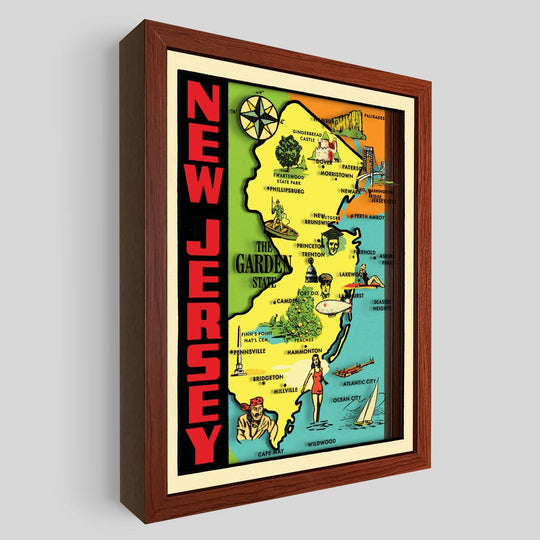 New Jersey Shadowbox Art