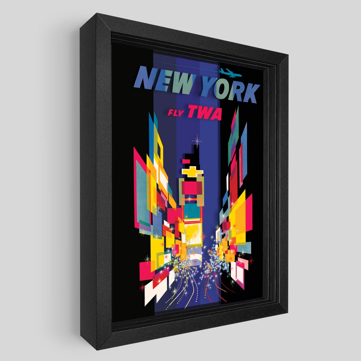 TWA New York Shadowbox Art