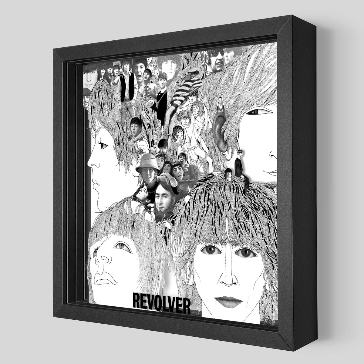 The Beatles Revolver Shadowbox Art | Artovision