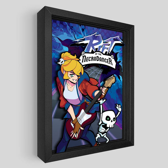 Rift of the NecroDancer Shadowbox Art