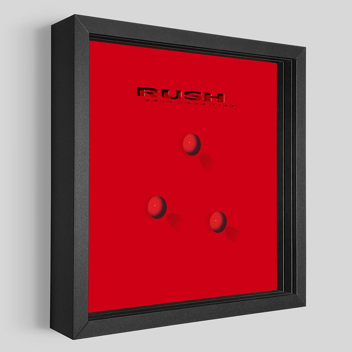 Rush Hold Your Fire Shadowbox Art