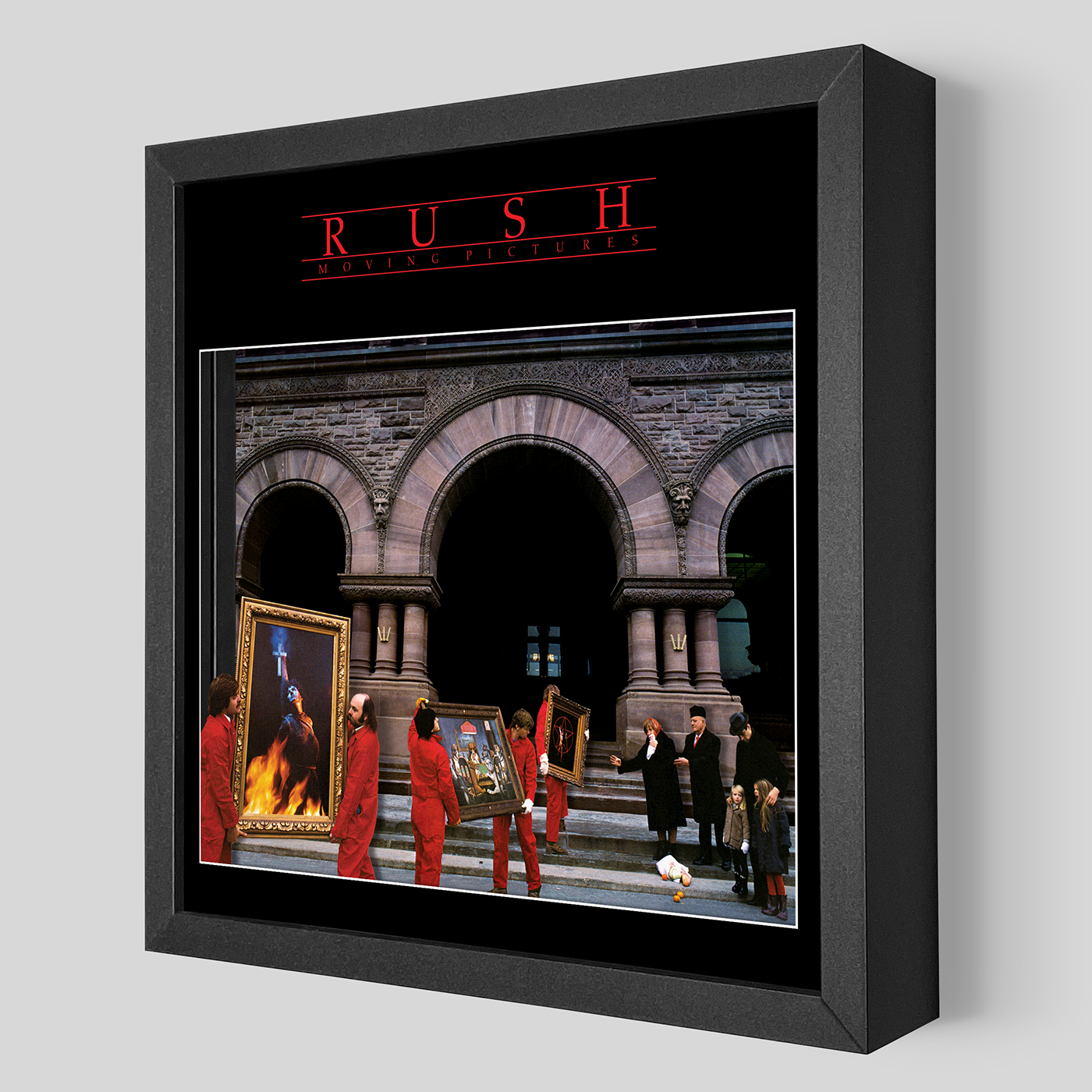 Rush Moving Pictures Shadowbox Art