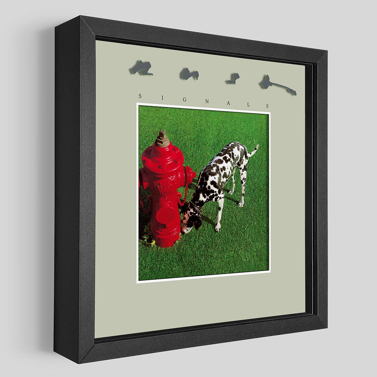 Rush Signals Shadowbox Art