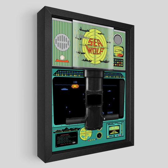Sea Wolf Shadowbox Art