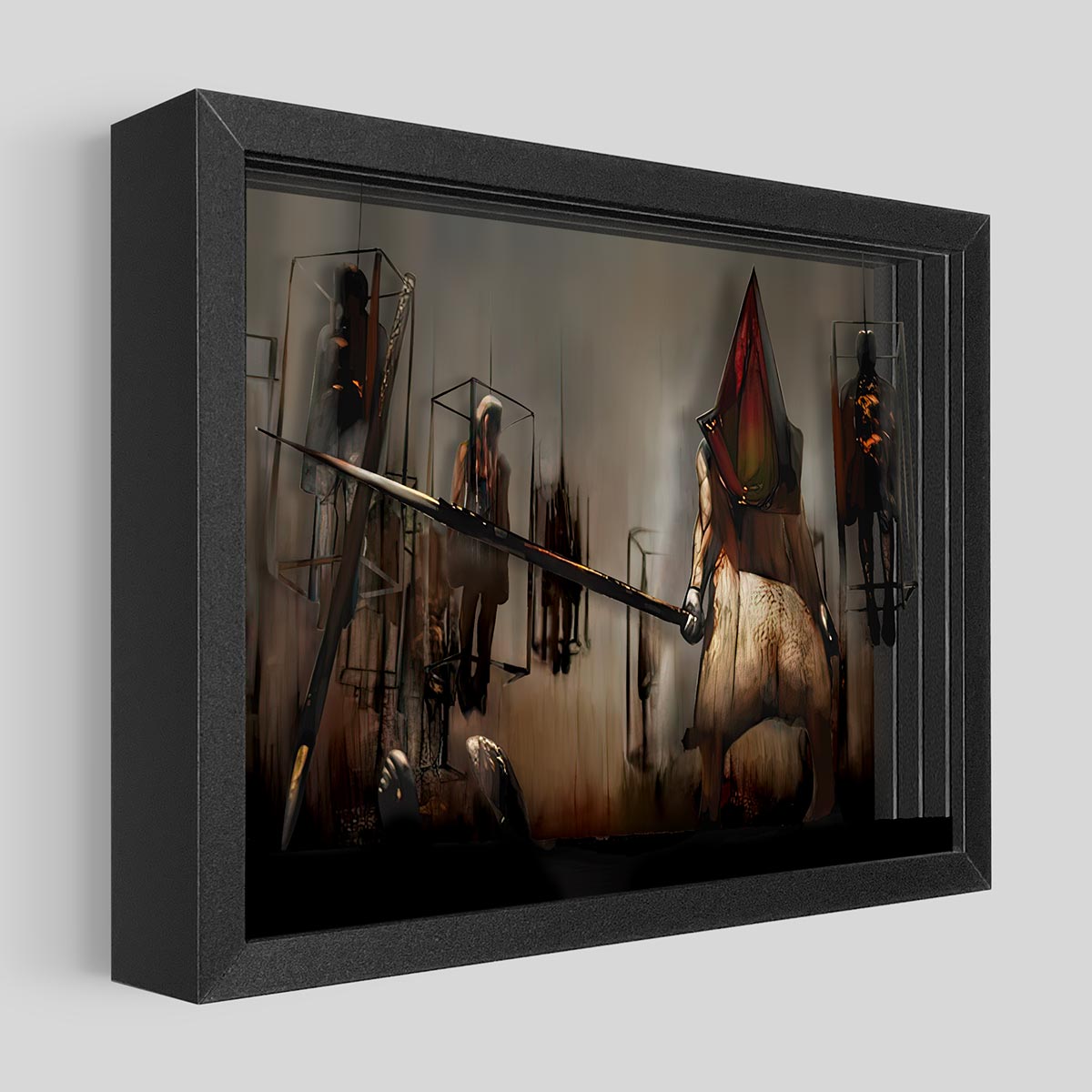 Misty Day Shadowbox Art