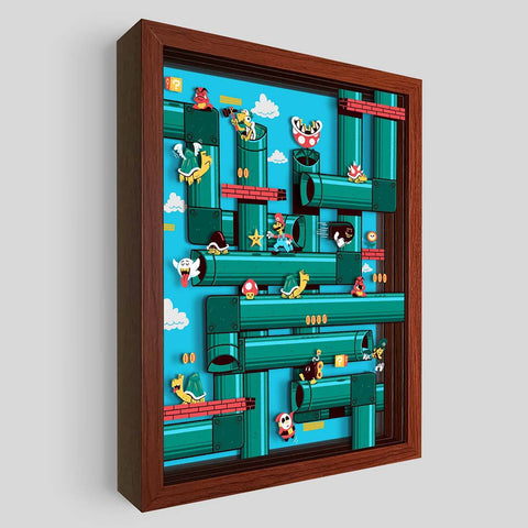 Pipe Dreams Shadowbox Art | Artovision