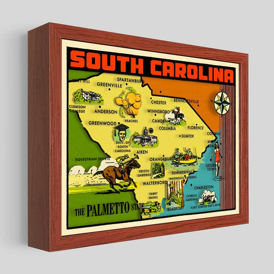 South Carolina Shadowbox Art