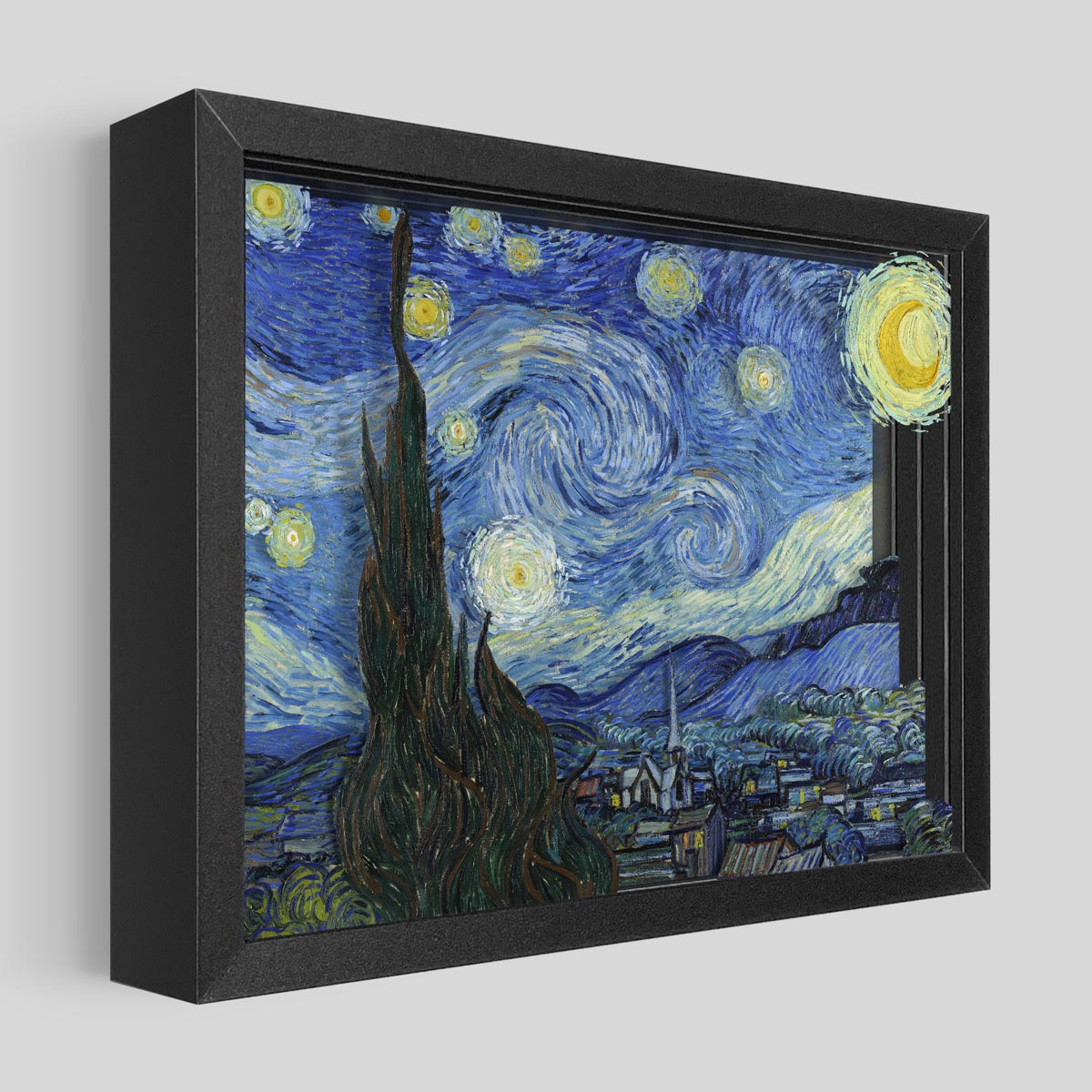 Starry Night Shadowbox Art