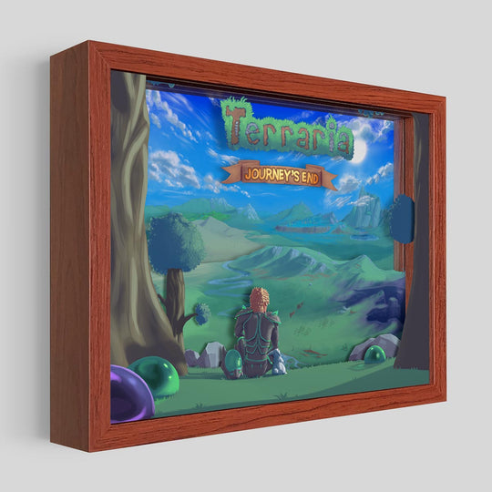 Terraria Journey's End Shadowbox Art