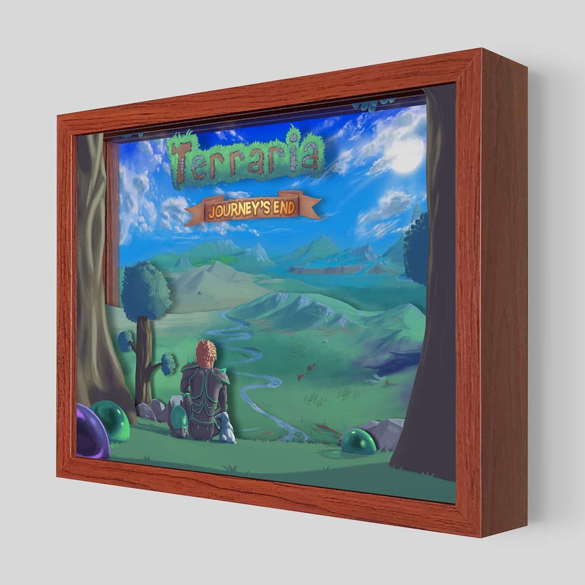 Terraria Journey's End Shadowbox Art