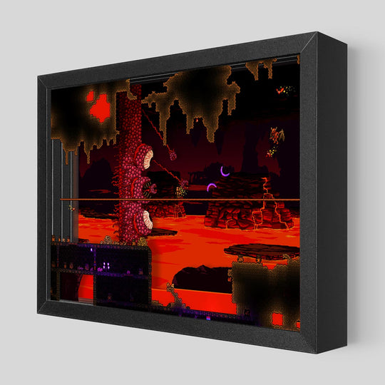 Terraria Underworld Shadowbox Art