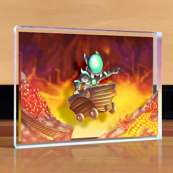 Terraria Minecart Desktop Art