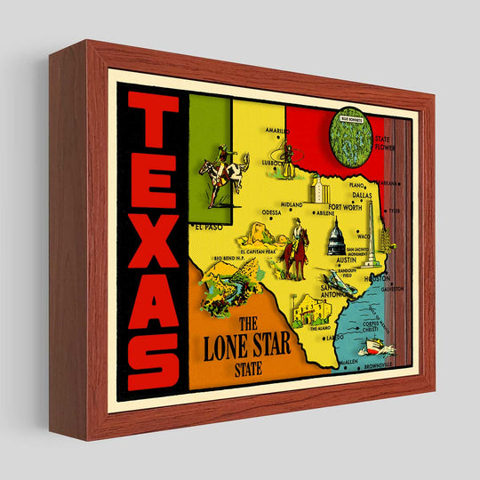 Texas Shadowbox Art