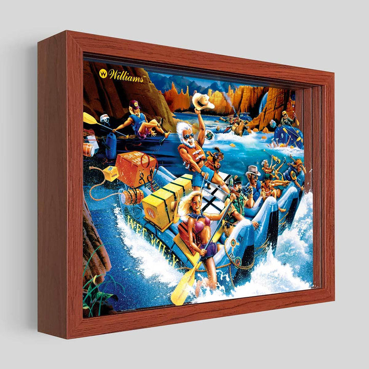 White Water Shadowbox Art