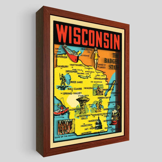Wisconsin Shadowbox Art