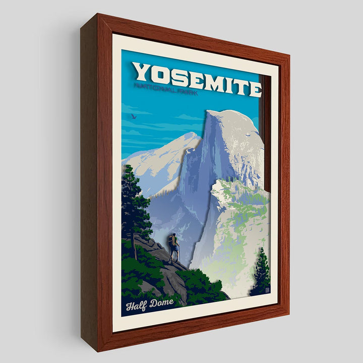 Yosemite National Park Shadowbox Art
