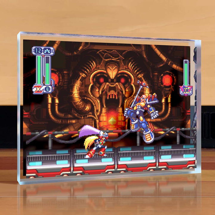 Mega Man X4 Zero vs Sigma Desktop Art