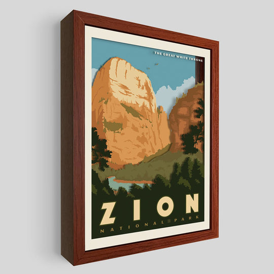 Zion National Park Shadowbox Art